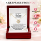 Mom Necklace on Wedding Day Mother Daughter Wedding Gift