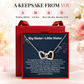 Big Sister Little Sister Necklace Gift Sister Bond Jewelry