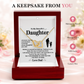 Dad to Daughter Necklace Gift, Father Daughter Sentimental Jewelry