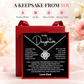 Dad to Daughter Necklace Gift Meaningful Father Daughter Jewelry
