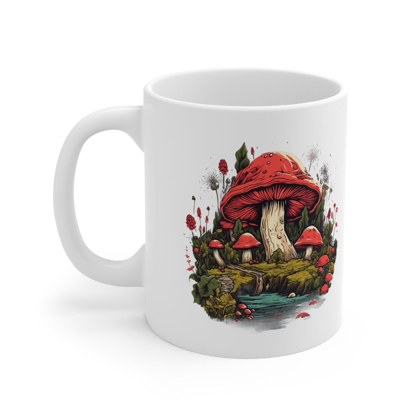 Aesthetic Goblincore White Mug 11oz