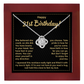21st Birthday Necklace for Her