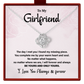 Girlfriend Necklace from Boyfriend Anniversary Gift