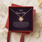 Sweet 16 Birthday Necklace for Her  Jewelry Gift with Message Card for Daughter, Granddaughter or Niece