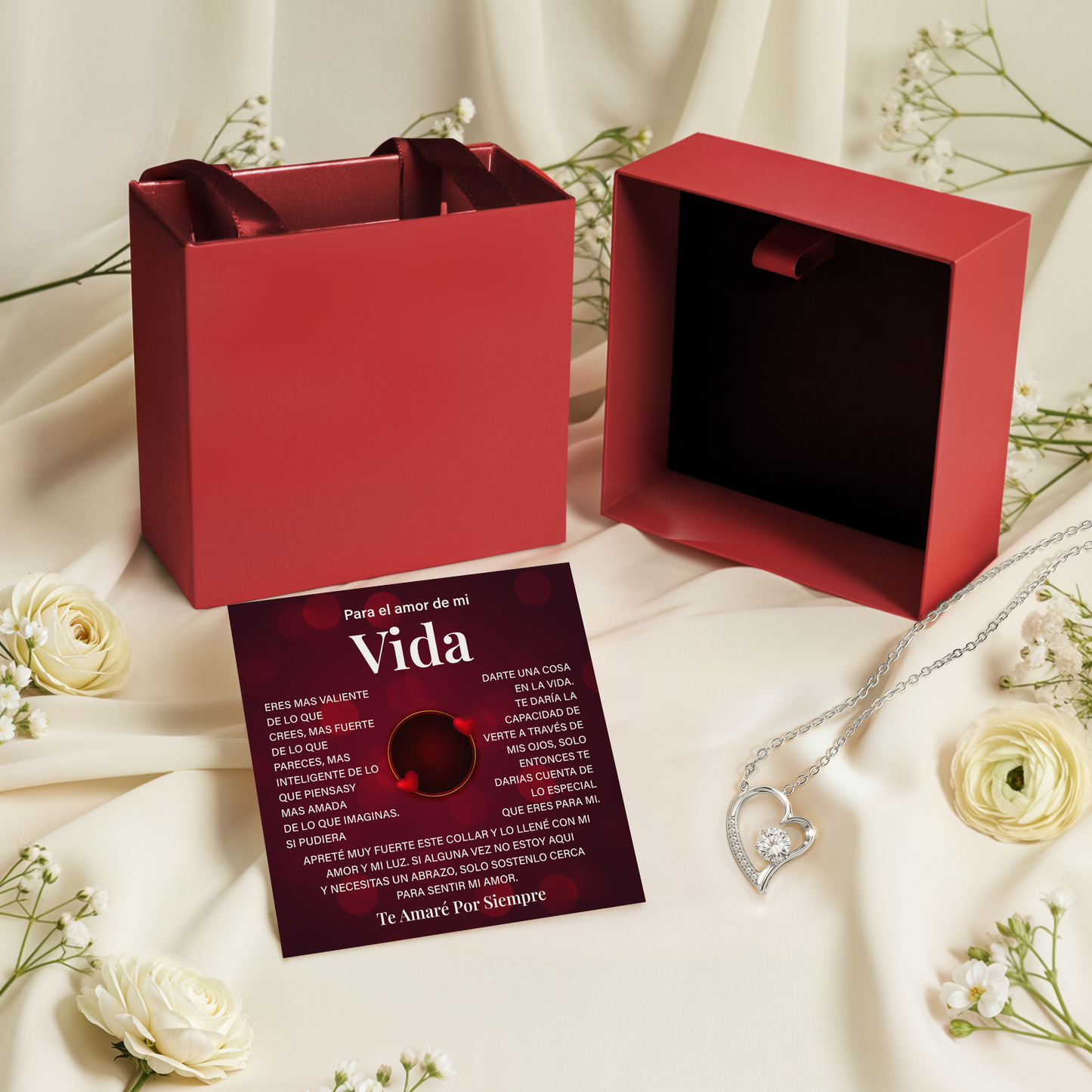 Romantic Gift for Girlfriend or Wife with Spanish Message