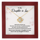 Daughter in Law Necklace from Mother in Law Wedding Gift