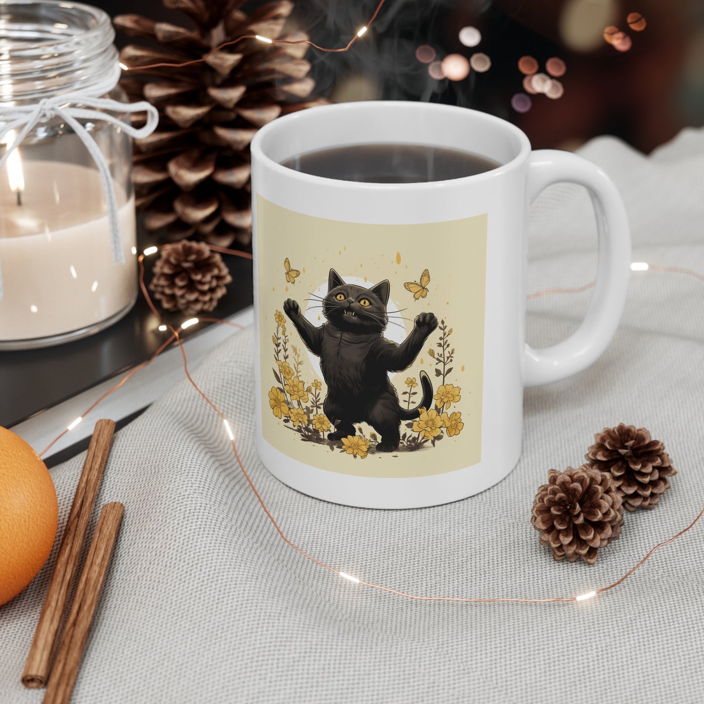 Aesthetic Cute White Mug 11oz