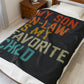Funny Son-in-Law Blanket – Soft Throw Blanket Gift for Birthday, Christmas, Father's Day