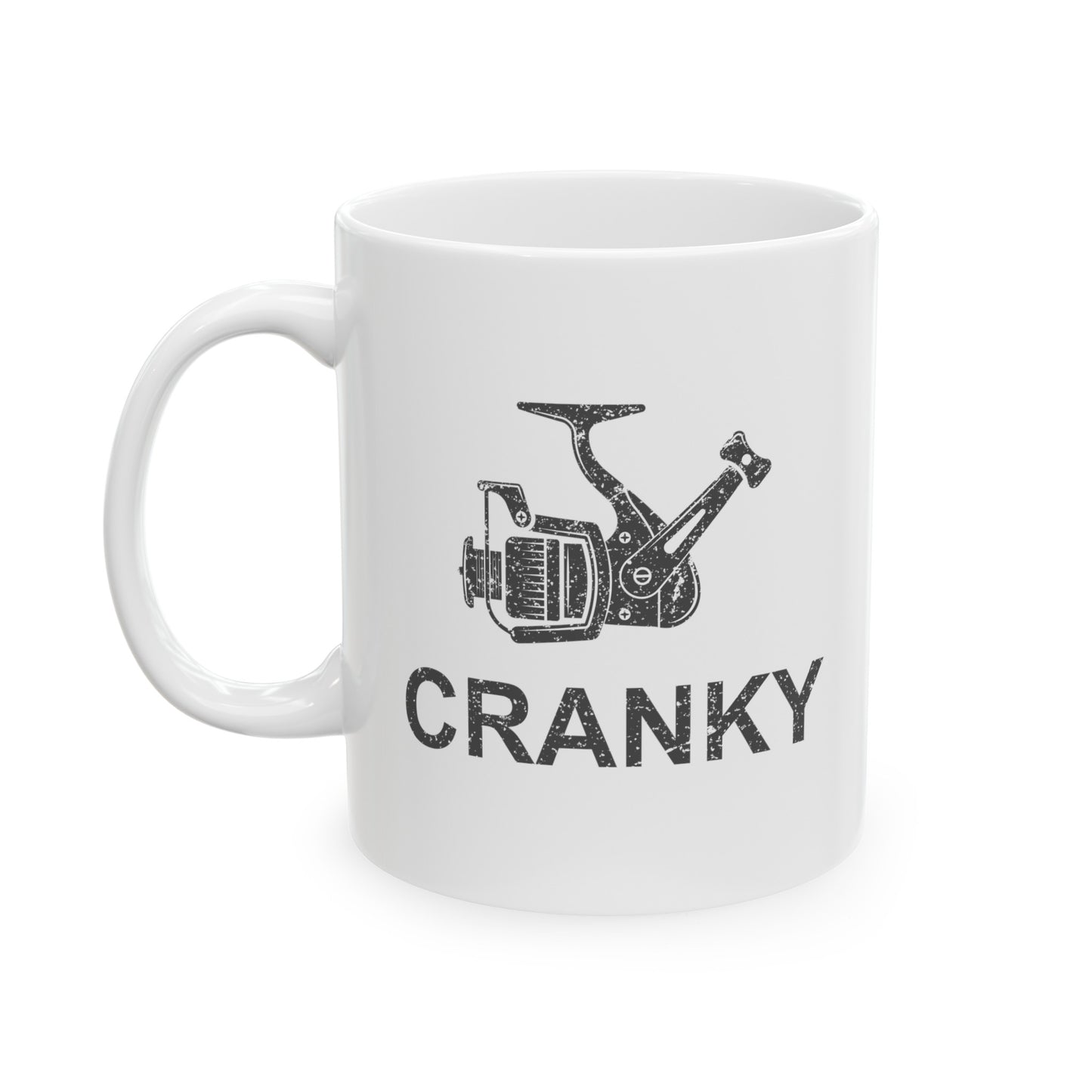 cranky fishing Ceramic Mug, (11oz, 15oz)