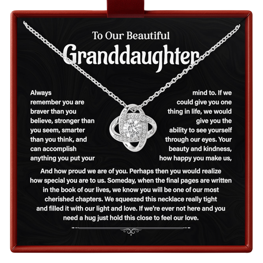 Granddaughter Necklace from Grandparents Graduation Gift
