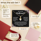 Girlfriend Proposal Wishbone Necklace