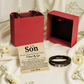 Son Leather Bracelet from Mom