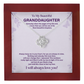 Granddaughter Necklace from Grandma or Grandpa Birthday Gift