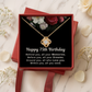 75th Birthday Necklace for Her Gift from Family