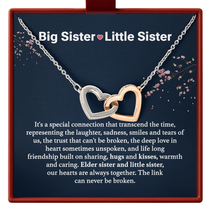 Big Sister Little Sister Necklace Gift Sister Bond Jewelry