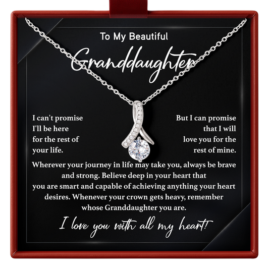 Granddaughter Necklace from Grandma Encouragement & Graduation Gift