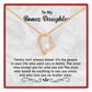 Bonus Daughter Necklace Gift Family Isn't Always Blood Gift from Stepmom or Stepfather