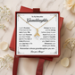 Granddaughter Necklace Gift - Birthday, Graduation & Christmas Keepsake
