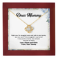 Dear Mommy Necklace from Baby Pregnancy Gift for Mom-to-Be