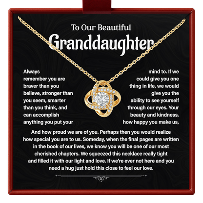 Granddaughter Necklace from Grandparents Graduation Gift