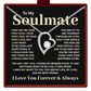 Soulmate Necklace for Her Anniversary Gift for Wife or Girlfriend