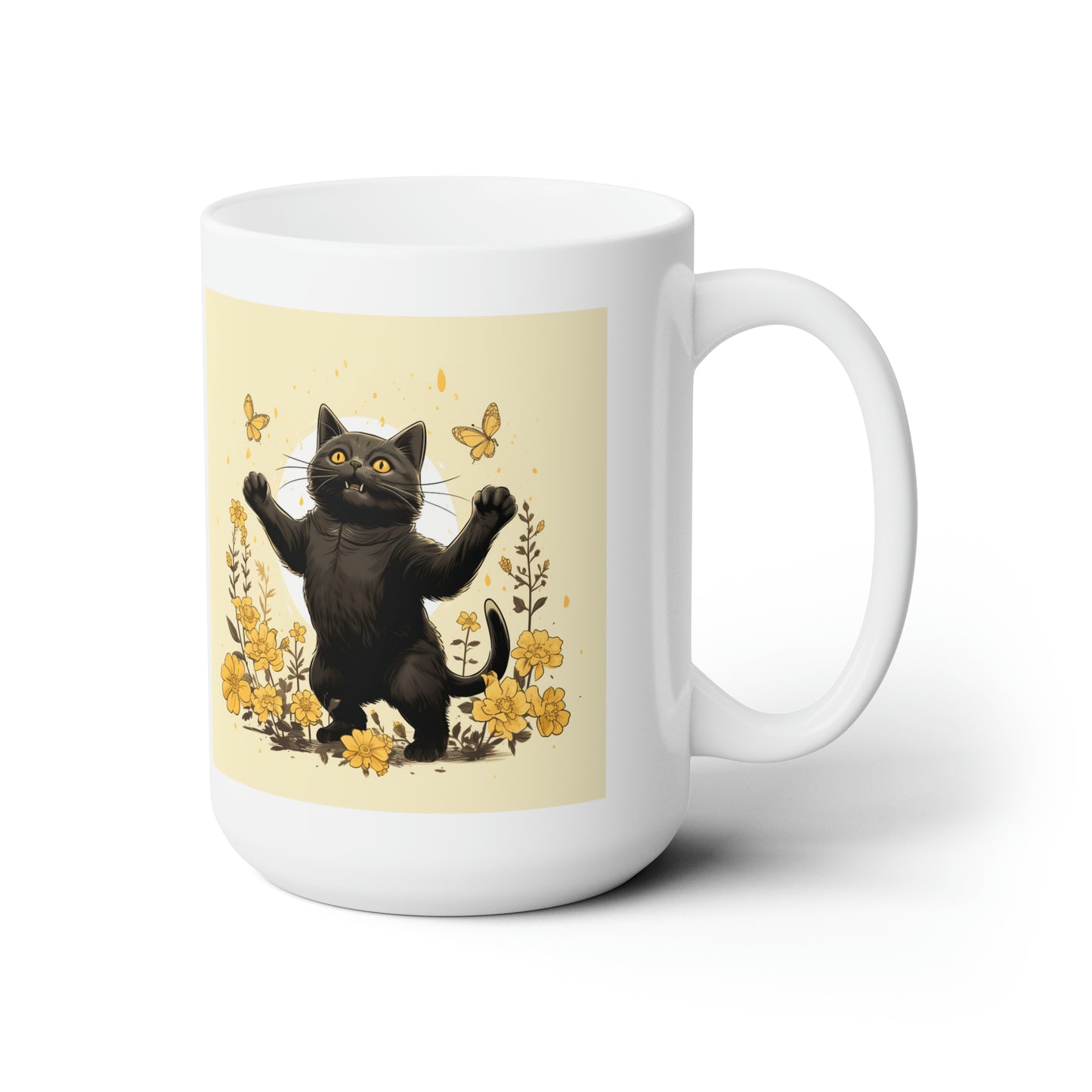 Aesthetic Cute White Mug 15oz