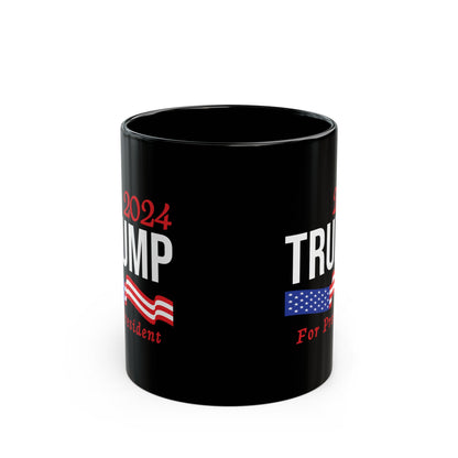2024 Trump For President, Black Mug (11oz, 15oz)