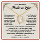 To My Wonderful Mother in Law Necklace, Heart Pendant Gift from Daughter-in-Law
