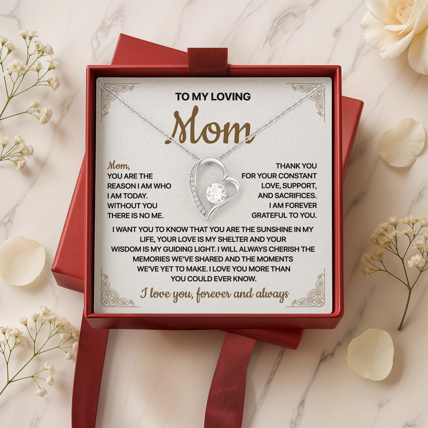 Necklace Gift for Mother, Perfect for Mother’s Day, Birthday or Christmas