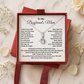 To My Boyfriend’s Mom Necklace, Meaningful Gift from Girlfriend