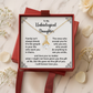 Meaningful Bonus Daughter Gift with Message Card Birthday, Christmas & Family Keepsake Jewelry