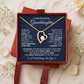 To My Beautiful Granddaughter Necklace - Birthday, Graduation & Christmas Gift