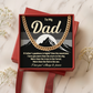 To My Dad Cuban Link Chain Meaningful Gift for Father from Son or Daughter, Father's Day, Dad Appreciation Jewelry