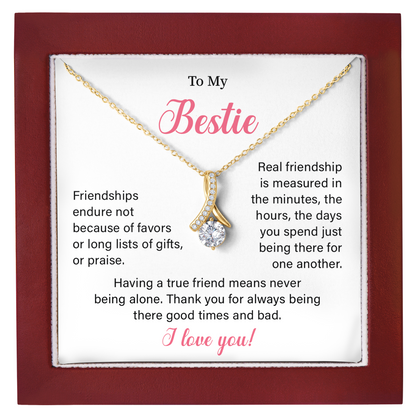 Best Friend Wishbone Necklace