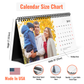 2026 Desk Calendar Family Photo Table Calendar, January-December Planner