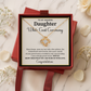 White Coat Ceremony Gift For Daughter Necklace With Gift Box