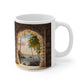 3D Bookshelf Ceramic white Mug 11oz