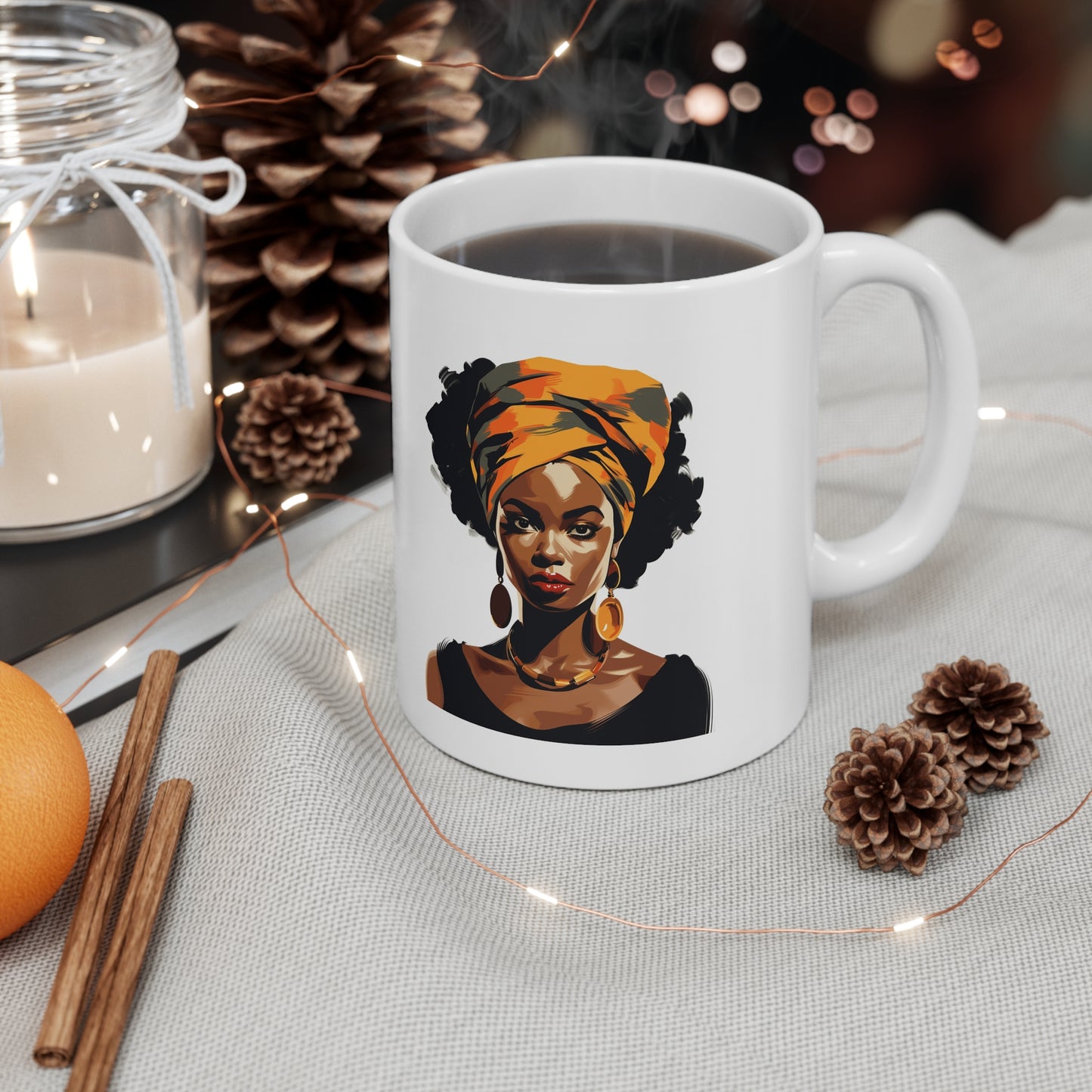 African women white Mug 11oz