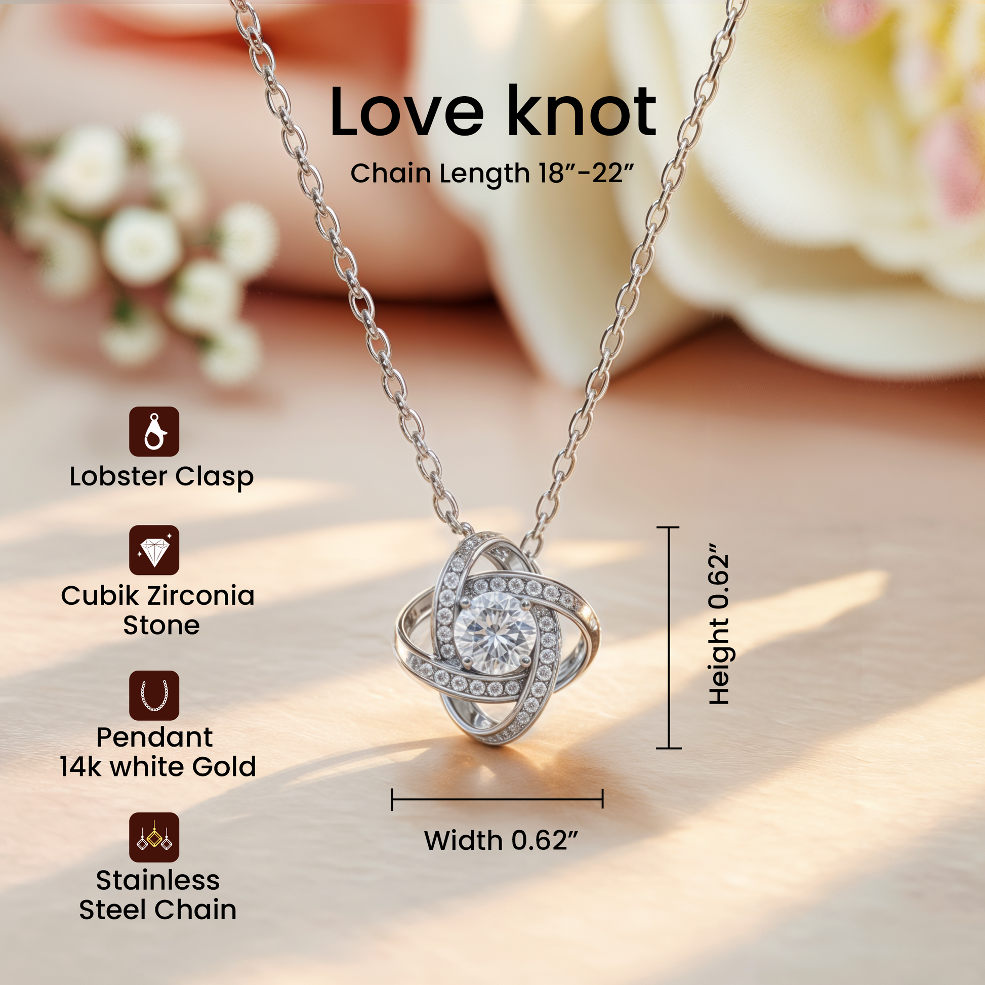 I'm Sorry Necklace Gift for Her Forgiveness With Message Card