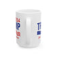 2024 Trump For President, white Mug, (11oz, 15oz)