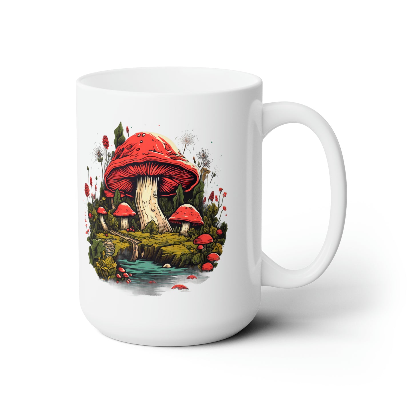 Aesthetic Goblincore White Mug 15oz