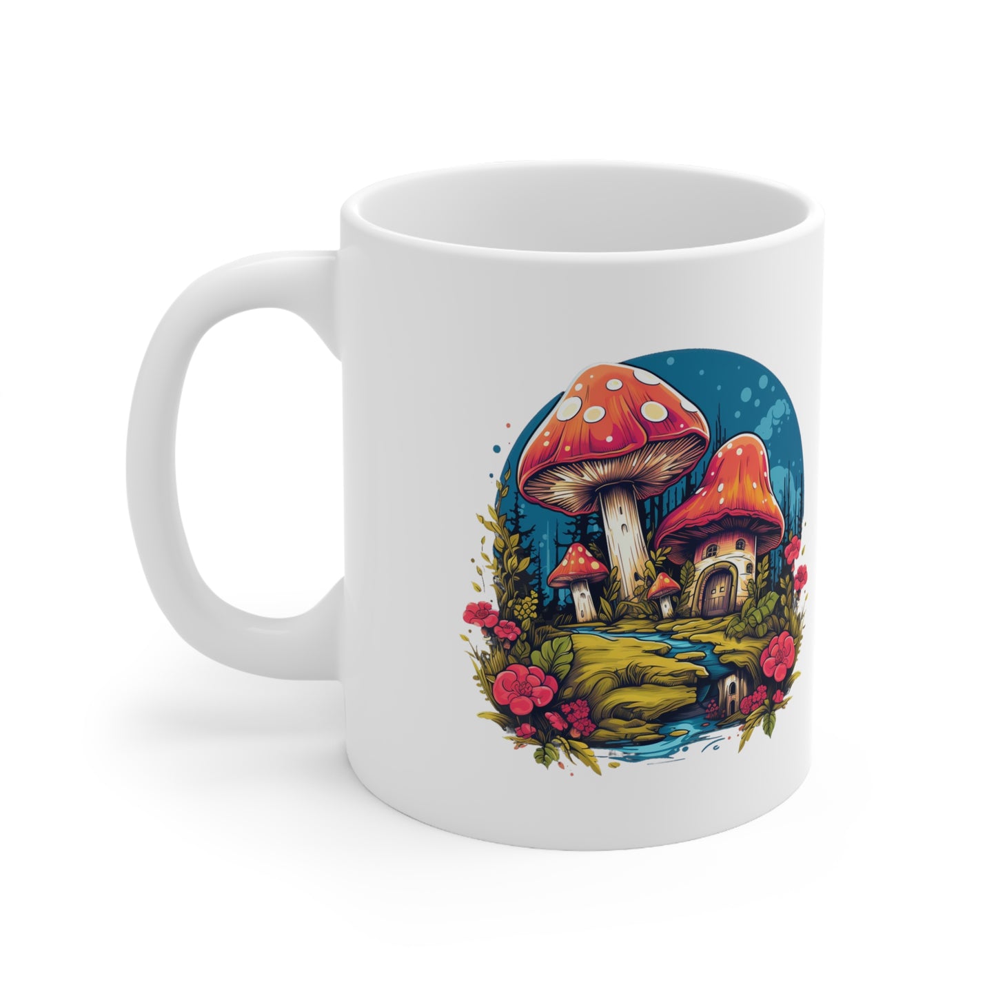 Aesthetic Goblincore White Mug 11oz