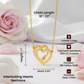 To My Aunt Interlocking Hearts Necklace – Meaningful Gift for Aunt, Appreciation Jewelry, Birthday Gift from Niece or Nephew