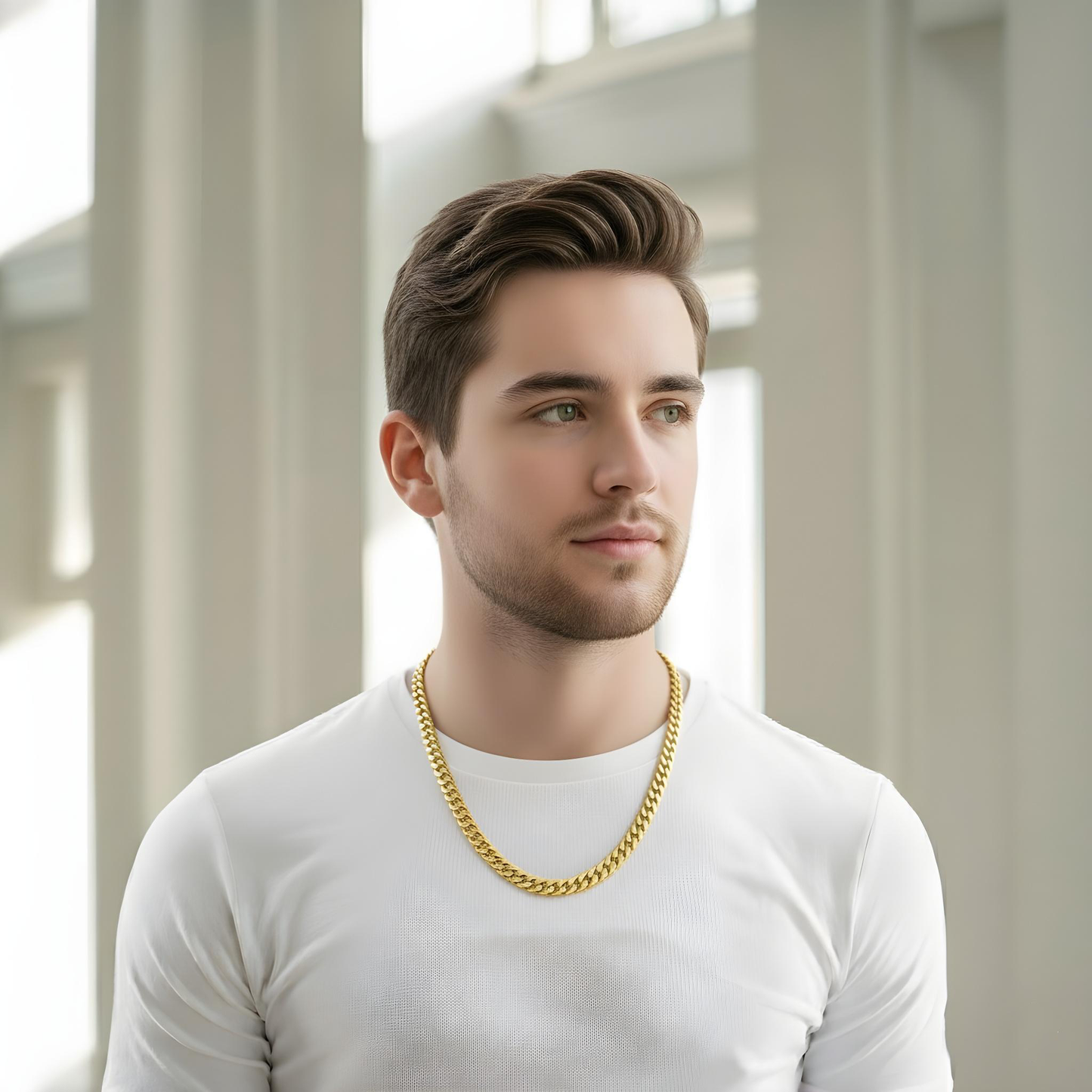 To My Amazing Boyfriend Cuban Link Chain Romantic Gift for Boyfriend, Long Distance Relationship Jewelry, Meaningful Gift for Him
