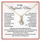 To My Boyfriend’s Mom Necklace, Meaningful Gift from Girlfriend