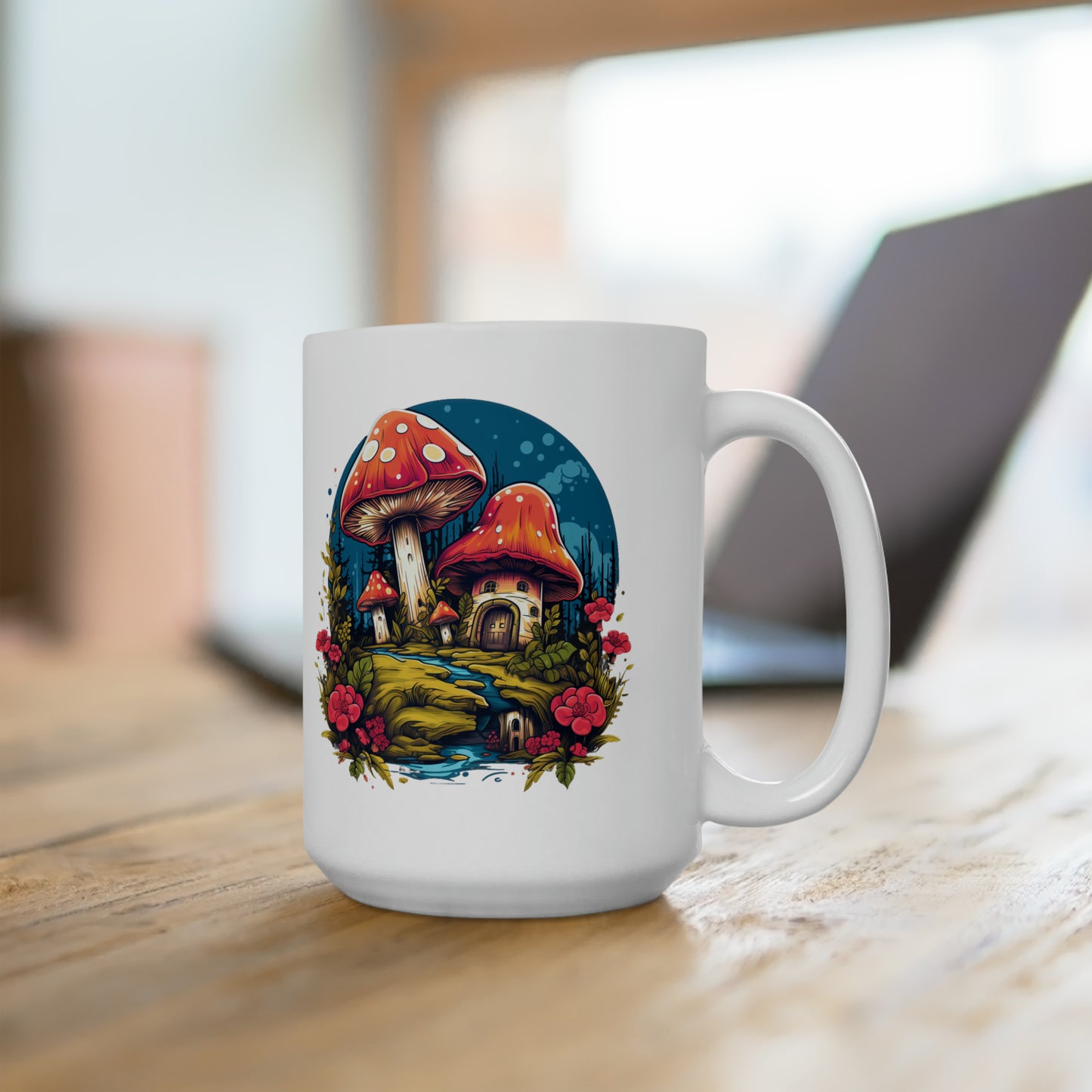 Aesthetic Goblincore White Mug 15oz