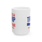 2024 Trump For President, white Mug, (11oz, 15oz)