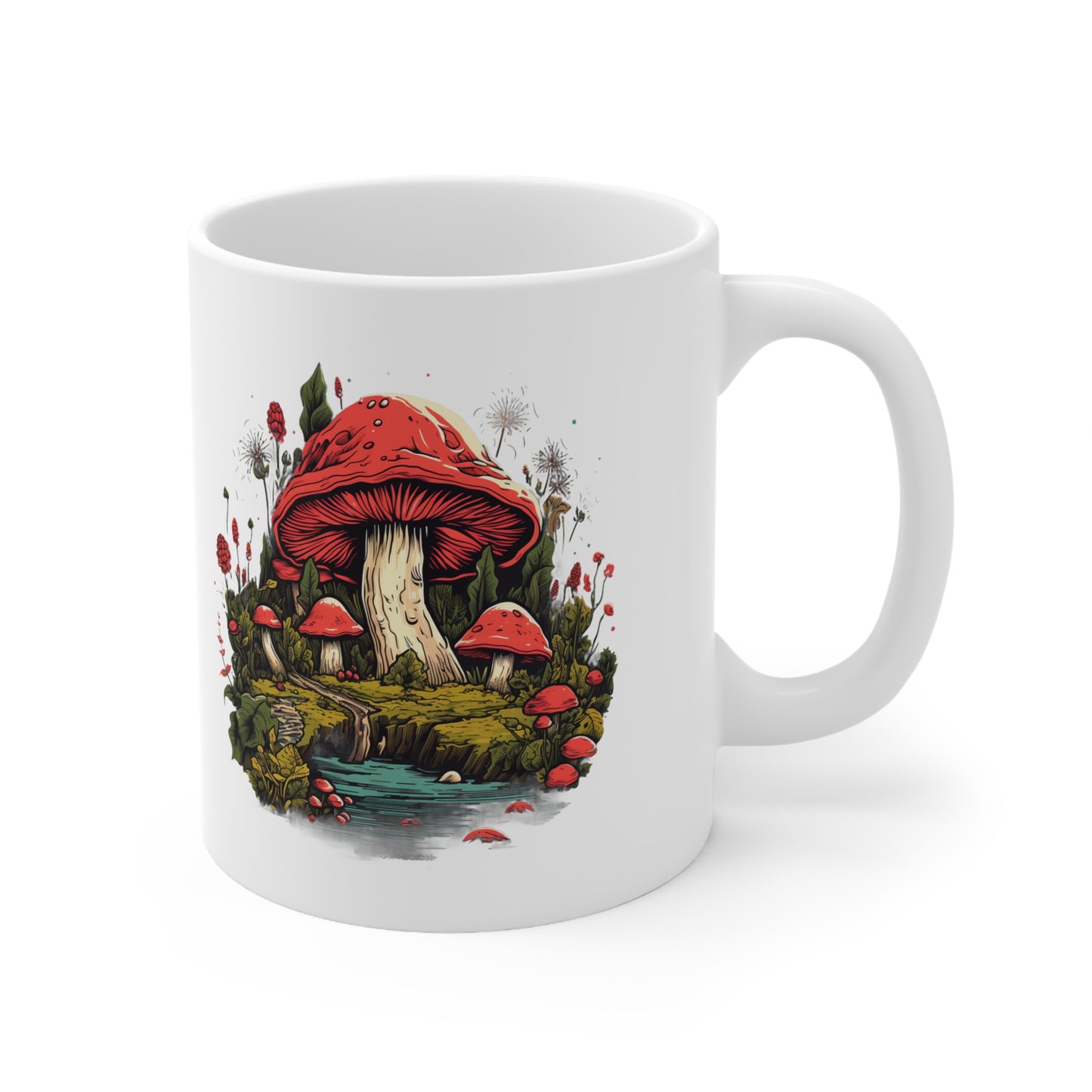 Aesthetic Goblincore White Mug 11oz