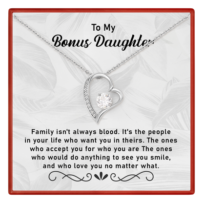 bonus daughter heart necklace