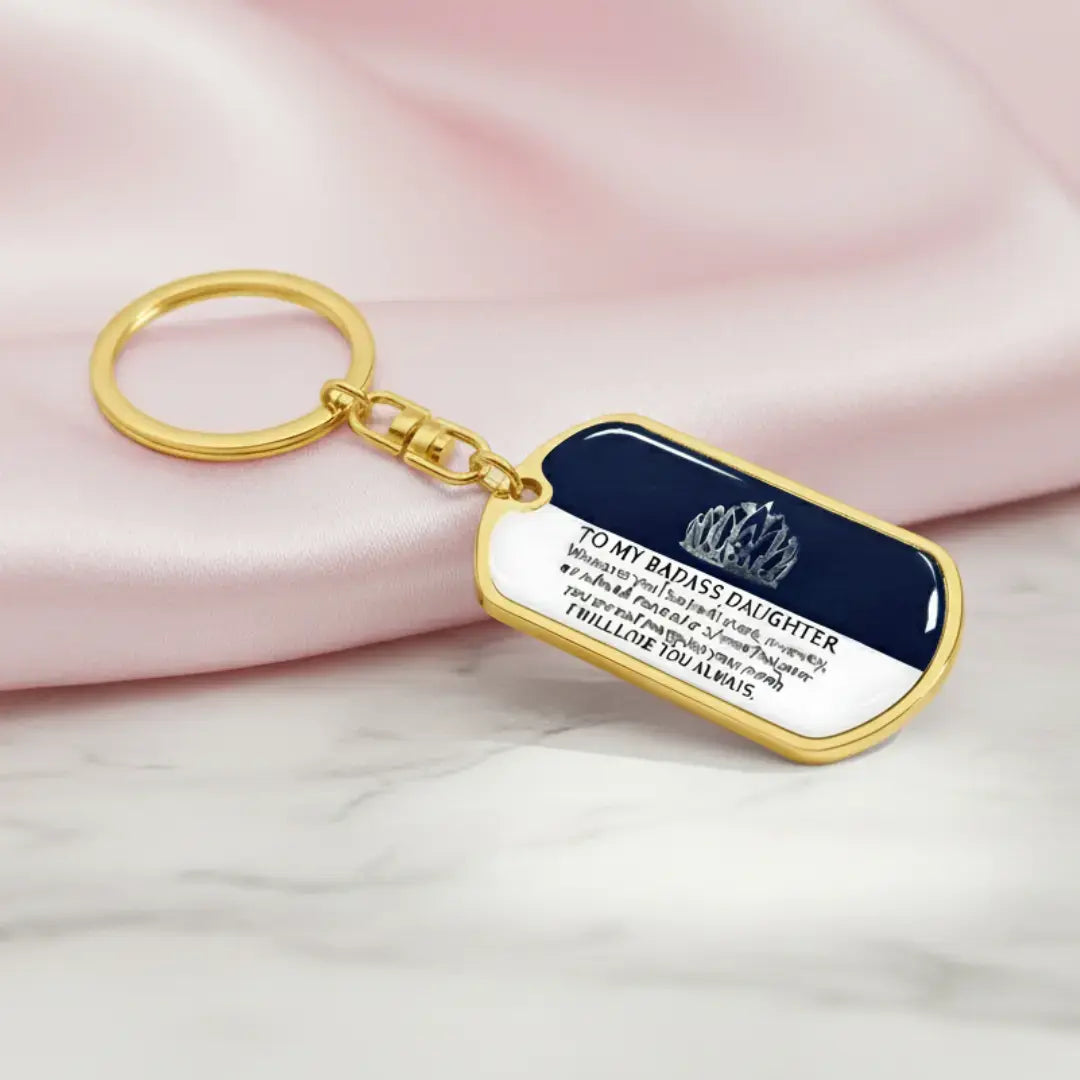 Gift From Mom & Dad – A Keychain That Says “We Love You”